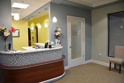 Westminster MD Dental Office Front Desk Reception area